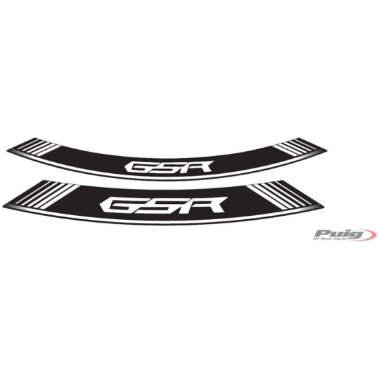 Ειδικές λωρίδες καμάρας Λευκές PUIG 5989B SUZUKI: GSR600 2006-11, GSR750 2011-16 Ειδικές λωρίδες καμάρας Λευκές PUIG 5989B SUZUKI: GSR600 2006-11, GSR750 2011-16
