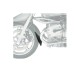 Επέκταση μπροστινού φτερού, μαύρη, PUIG 6167N BMW: R1100 RT 1996-2001, R1150 RT 2001-04 Επέκταση μπροστινού φτερού, μαύρη, PUIG 6167N BMW: R1100 RT 1996-2001, R1150 RT 2001-04