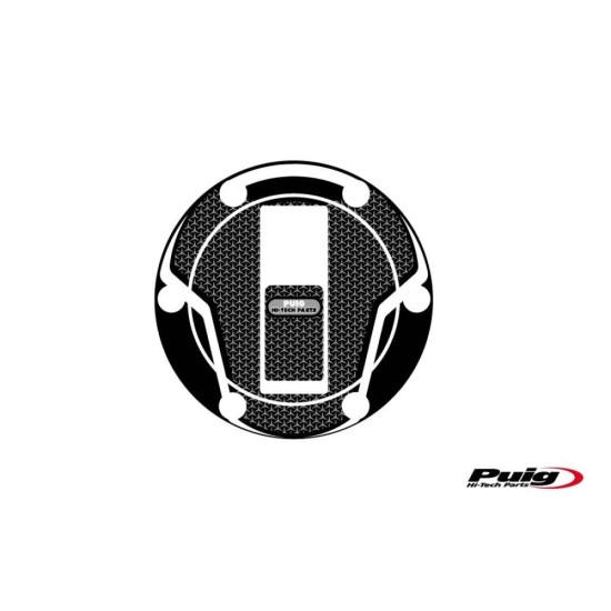Naked Fuel Cap Covers Grey PUIG 6293U APRILIA: SHIVER 900 2017-20