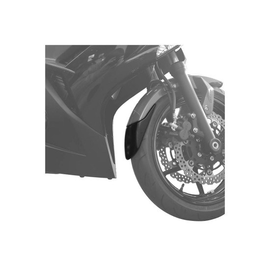 Επέκταση μπροστινού φτερού, μαύρη, PUIG 6420N KAWASAKI: ER-6F 2012-15 Επέκταση μπροστινού φτερού, μαύρη, PUIG 6420N KAWASAKI: ER-6F 2012-15