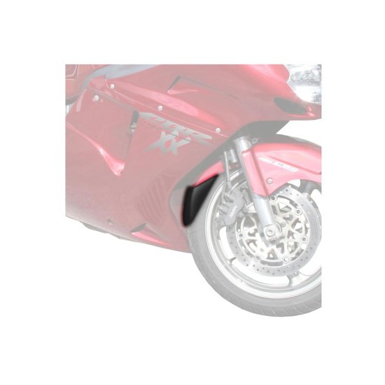 Επέκταση μπροστινού φτερού, μαύρη, PUIG 6432N HONDA: CBR1100XX BLACKBIRD 1997-2001 / 2003-07