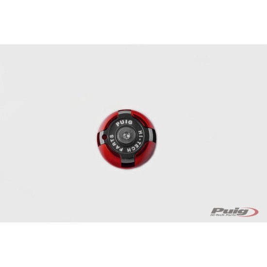 Τάπα Λαδιού Hi-Tech Κόκκινο PUIG 6777R APRILIA: DORSODURO 750 2008-16, RSV4 2009-24, TUONO 1000R 2006-10