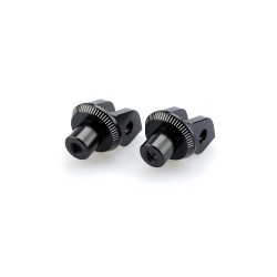 Αντάπτορας για μαρσπιέ Rider, μαύρος, PUIG 6864N APRILIA: RS 660 2021-, RSV4 2009-14, TUONO V4 1100 2025-