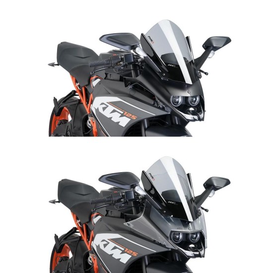 Z-Racing ζελατίνα φιμέ PUIG 7004H KTM: RC125 2014-21, RC390 2014-21