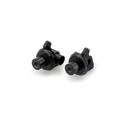 Αντάπτορας για μαρσπιέ Rider, μαύρος, PUIG 7232N APRILIA: CAPONORD 1200 2013-16