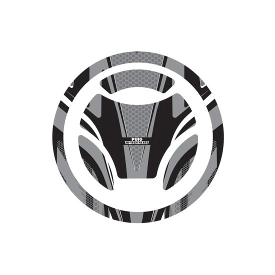 Καλύμματα καπακιών ρεζερβουάρ Radikal, γκρι, PUIG 7584U YAMAHA: MT-125 2015-19, YZF-R125 2014-18 Καλύμματα καπακιών ρεζερβουάρ Radikal, γκρι, PUIG 7584U YAMAHA: MT-125 2015-19, YZF-R125 2014-18