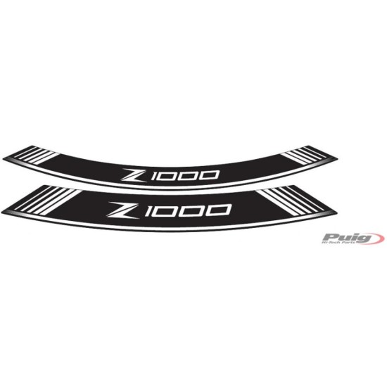Ειδικές λωρίδες καμάρας Λευκές PUIG 7590B KAWASAKI: Z1000 2003-20, Z1000R 2017-20, Z1000SX 2011-19 Ειδικές λωρίδες καμάρας Λευκές PUIG 7590B KAWASAKI: Z1000 2003-20, Z1000R 2017-20, Z1000SX 2011-19