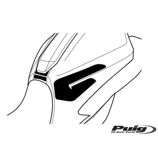 Ειδικό προστατευτικό ρεζερβουάρ με Carbon Look της PUIG 8438C YAMAHA: MT-07 2014-20