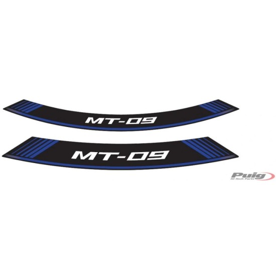 Εσωτερικά αυτοκόλλητα ζάντας Blue PUIG 9135A YAMAHA: MT-09 2013-20 Εσωτερικά αυτοκόλλητα ζάντας Blue PUIG 9135A YAMAHA: MT-09 2013-20
