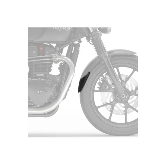 Επέκταση μπροστινού φτερού, μαύρη, PUIG 9224N TRIUMPH: SPEED TWIN 900 2023-25, STREET CUP 2017-23, STREET TWIN 2016-22 Επέκταση μπροστινού φτερού, μαύρη, PUIG 9224N TRIUMPH: SPEED TWIN 900 2023-25, STREET CUP 2017-23, STREET TWIN 2016-22