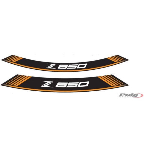 Εσωτερικά αυτοκόλλητα ζάντας Orange PUIG 9290T KAWASAKI: Z650 2017-24 Εσωτερικά αυτοκόλλητα ζάντας Orange PUIG 9290T KAWASAKI: Z650 2017-24