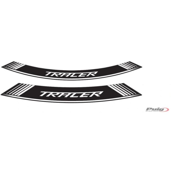 Ειδικές λωρίδες καμάρας Λευκές PUIG 9293B YAMAHA: MT-07 TRACER 2016-17, MT-09 TRACER 2015-17, TRACER 7 2021-24