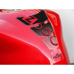 Tank Pads, μαύρα, PUIG 9306N KAWASAKI: Z650 2017-18