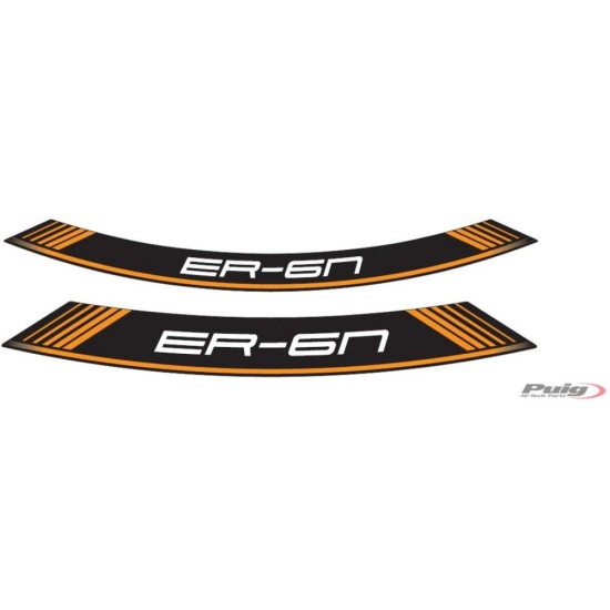 Εσωτερικά αυτοκόλλητα ζάντας Orange PUIG 9311T KAWASAKI: ER-6F 2006-16, ER-6N 2006-16 Εσωτερικά αυτοκόλλητα ζάντας Orange PUIG 9311T KAWASAKI: ER-6F 2006-16, ER-6N 2006-16