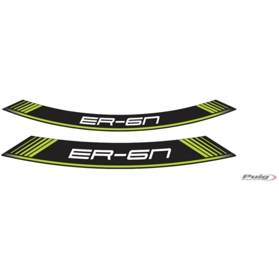 Εσωτερικά αυτοκόλλητα ζάντας Green PUIG 9311V KAWASAKI: ER-6F 2006-16, ER-6N 2006-16 Εσωτερικά αυτοκόλλητα ζάντας Green PUIG 9311V KAWASAKI: ER-6F 2006-16, ER-6N 2006-16