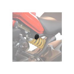 Τάπες πλαισίου, μαύρες, PUIG 9633N DUCATI: MONSTER 1200 2014-16, MONSTER 821 2014-16