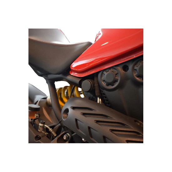 Τάπες πλαισίου, μαύρες, PUIG 9633N DUCATI: MONSTER 1200 2014-16, MONSTER 821 2014-16 Τάπες πλαισίου, μαύρες, PUIG 9633N DUCATI: MONSTER 1200 2014-16, MONSTER 821 2014-16