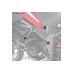 Τάπες πλαισίου, μαύρες, PUIG 9636N DUCATI: MULTISTRADA 1200 2015-18