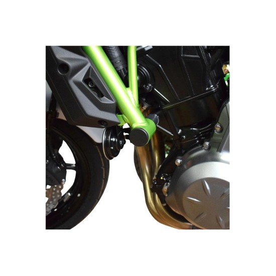 Τάπες πλαισίου, μαύρες, PUIG 9637N KAWASAKI: NINJA 650 2017-, Z650 2017-24 Τάπες πλαισίου, μαύρες, PUIG 9637N KAWASAKI: NINJA 650 2017-, Z650 2017-24