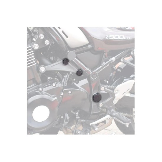 Τάπες πλαισίου, μαύρες, PUIG 9778N KAWASAKI: Z900RS 2018- Τάπες πλαισίου, μαύρες, PUIG 9778N KAWASAKI: Z900RS 2018-