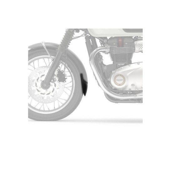 Επέκταση μπροστινού φτερού, μαύρη, PUIG 9833N TRIUMPH: BONNEVILLE T100 2016-, BONNEVILLE T120 2016-, BONNEVILLE T214 2009-16 Επέκταση μπροστινού φτερού, μαύρη, PUIG 9833N TRIUMPH: BONNEVILLE T100 2016-, BONNEVILLE T120 2016-, BONNEVILLE T214 2009-16