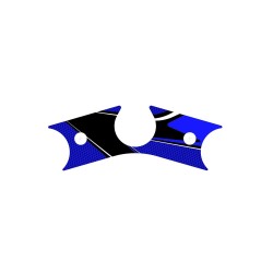 Προστατευτικό τιμονιού Radikal, μπλε, PUIG 9845A YAMAHA: YZF-R6 2017 / 2021-24