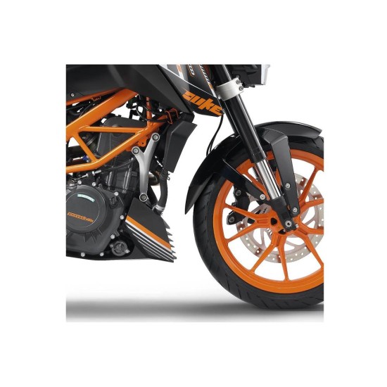 Επέκταση μπροστινού φτερού, μαύρη, PUIG 9927N KTM: 125 DUKE 2017-23, 390 DUKE 2017-23 Επέκταση μπροστινού φτερού, μαύρη, PUIG 9927N KTM: 125 DUKE 2017-23, 390 DUKE 2017-23