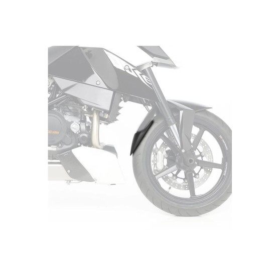 Επέκταση μπροστινού φτερού, μαύρη, PUIG 9928N KTM: 690 DUKE 2008-11 Επέκταση μπροστινού φτερού, μαύρη, PUIG 9928N KTM: 690 DUKE 2008-11