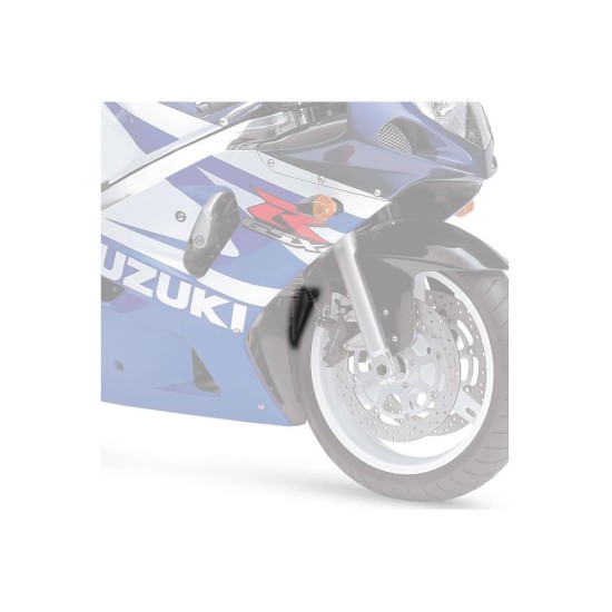 Επέκταση μπροστινού φτερού, μαύρη, PUIG 9936N SUZUKI: GSX-R1000 2001-02, GSX-R600 2001-03, GSX-R750 2000-02 Επέκταση μπροστινού φτερού, μαύρη, PUIG 9936N SUZUKI: GSX-R1000 2001-02, GSX-R600 2001-03, GSX-R750 2000-02