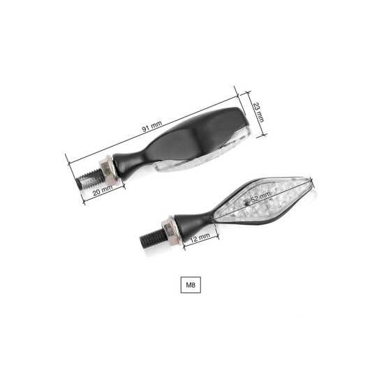 Φώτα «Turn» Sparkly Black της PUIG 9944N