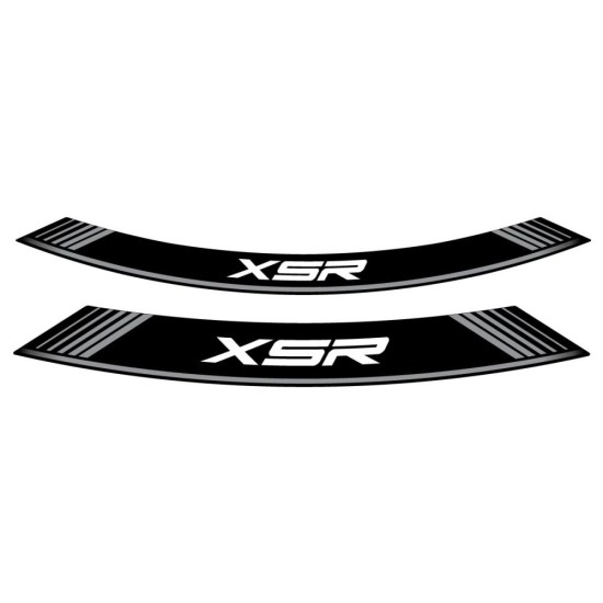 Εσωτερικά αυτοκόλλητα ζάντας Silver PUIG 9985P YAMAHA: XSR700 2016-, XSR900 2016-21