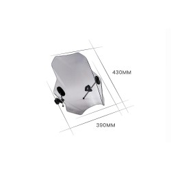 Ζελατίνα Bat Smoke PUIG 9989H YAMAHA: MT-07 2014-24, MT-09 2013-16 Ζελατίνα Bat Smoke PUIG 9989H YAMAHA: MT-07 2014-24, MT-09 2013-16
