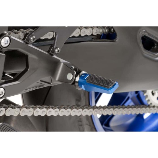 Ρυθμιζόμενα μαρσπιέ συνεπιβάτη PUIG Hi-Tech Sport Honda CMX 500 Rebel μπλε