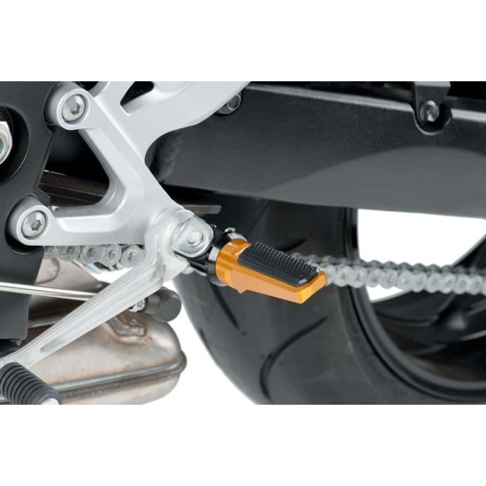 Ρυθμιζόμενα μαρσπιέ οδηγού PUIG Hi-Tech Sport Honda CMX 500 Rebel χρυσά