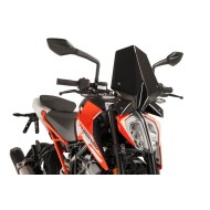 Ζελατίνα Puig Naked New Generation Sport KTM 125-390 Duke 17-23 μαύρη
