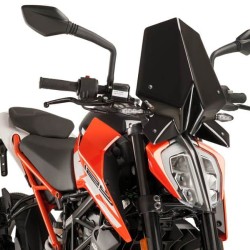 Ζελατίνα Puig Naked New Generation Sport KTM 125-390 Duke 17-23 μαύρη