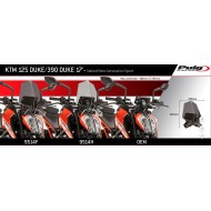 Ζελατίνα Puig Naked New Generation Sport KTM 125-390 Duke 17-23 διάφανη