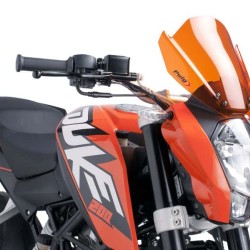 Ζελατίνα Puig Naked New Generation Sport KTM 125-200-390 Duke -16 πορτοκαλί