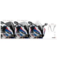 Ζελατίνα Puig Z-Racing BMW S 1000 RR 19- ελαφρώς φιμέ