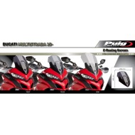Ζελατίνα Puig Sport Ducati Multistrada 1200/S 15- σκούρο φιμέ