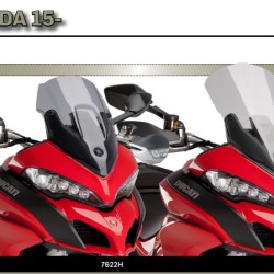 Ζελατίνα Puig Sport Ducati Multistrada 950/1200 Enduro μαύρη