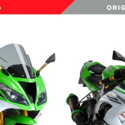 Ζελατίνα Puig Z-Racing Kawasaki ZX-6R 09-16 μαύρη