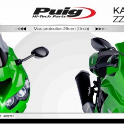 Ζελατίνα Puig Racing Kawasaki ZZR 1400 06- διάφανη