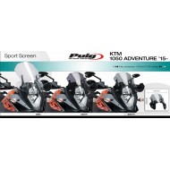 Ζελατίνα Puig Sport KTM 1090 Adventure/R μαύρη