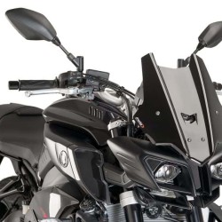 Ζελατίνα Puig Touring Yamaha MT-10 μαύρη