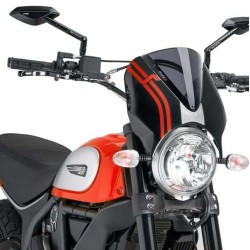 Ζελατίνα Puig Retrovision Ducati Scrambler σκούρο φιμέ