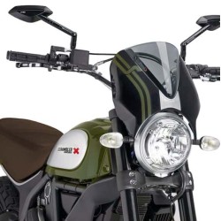 Ζελατίνα Puig Retrovision Ducati Scrambler ελαφρώς φιμέ