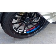 Ταινία τροχών Puig με λογότυπο "GS" BMW R 1250 GS μαύρη