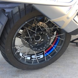 Ταινίες τροχών Puig με λογότυπο "GS" BMW R 1250 GS Adv. μαύρες