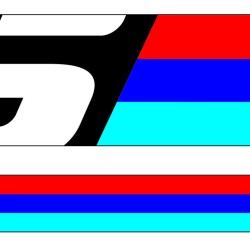 Ταινίες τροχών Puig με λογότυπο "GS" BMW R 1250 GS Adv. μαύρες